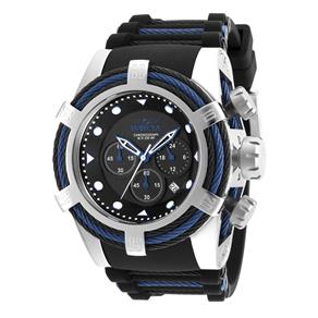 Relógio Masculino Invicta Modelo 23051 Bolt - a Prova D` Água - Preto/Azul