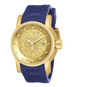 Relógio Masculino Invicta Modelo 18215 S1 Rally Automático Dourado - a Prova D`Água