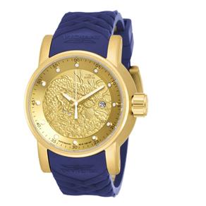 Relógio Masculino Invicta Modelo 18215 S1 Rally Automático Dourado - à Prova D`água