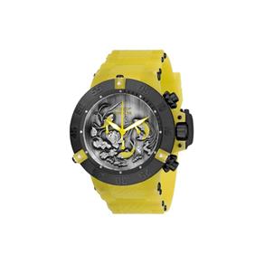 Relógio Masculino Invicta Modelo 24357 Subaqua Multifunção Preto, Amarelo - a Prova D`água