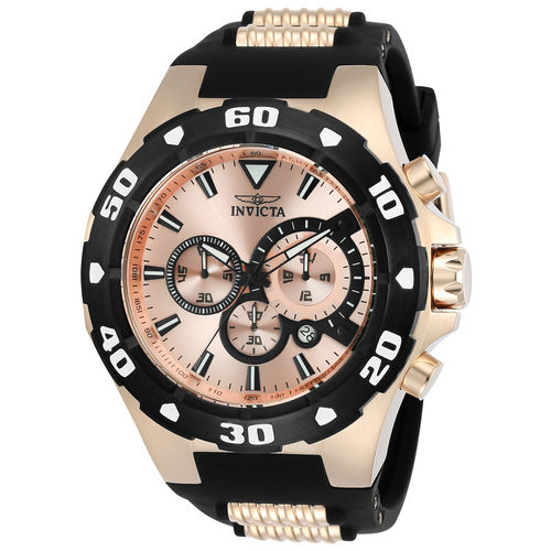 Relógio Masculino Invicta Modelo 24683 Pro Diver Multifunção Rose Dourado