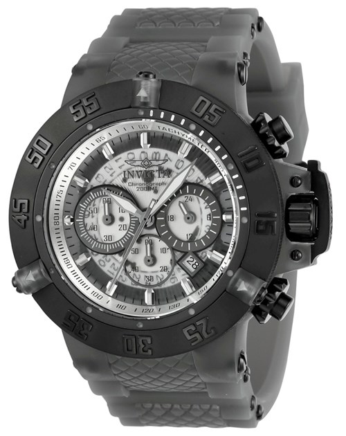 Relógio Masculino Invicta Modelo 24368 Subaqua Multifunção Branco, Transparent - a Prova D'água