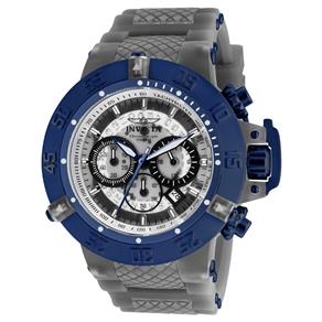 Relógio Masculino Invicta Modelo 24371 Subaqua Multifunção Branco, Transparent - à Prova D`água