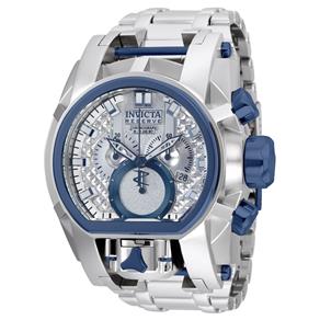 Relógio Masculino Invicta Modelo 25206 Reserve Antique Prata - a Prova D`água - Prata