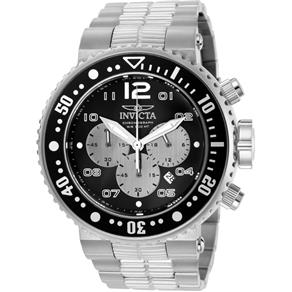 Relógio Masculino Invicta Modelo 25073 Pro Diver Preto, Prata - a Prova D`água