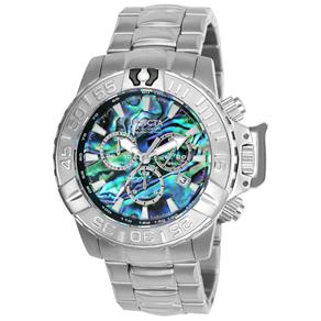 Relógio Masculino Invicta Modelo 25097 Subaqua Azul, Verde - a Prova D`água - Prata