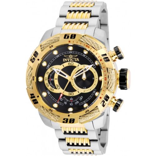 Relógio Masculino Invicta Modelo 25481 - Detalhes Banhado a Ouro