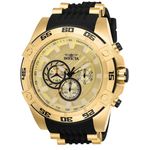 Relógio Masculino Invicta Modelo 25507 Speedway Multifunção Dourado - a Prova D'água