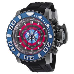 Relógio Masculino Invicta Modelo 25621 Marvel - a Prova D`água - Preto