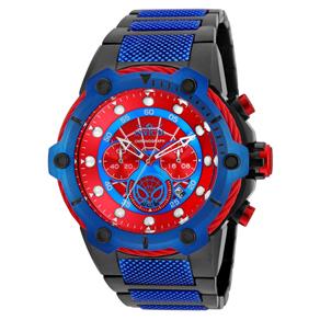 Relógio Masculino Invicta Modelo 25782 Marvel Red - a Prova D`água - Preto/Azul