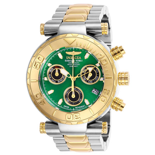 Relógio Masculino Invicta Modelo 25804 Subaqua Verde Dial Watch