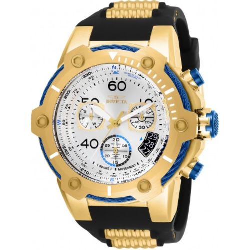 Relógio Masculino Invicta Modelo 25872 - Detalhes Banhado a Ouro