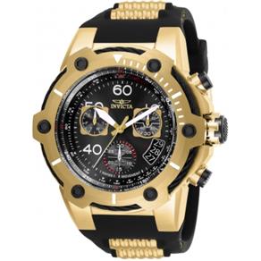 Relógio Masculino Invicta Modelo 25874 - Detalhes Banhado a Ouro