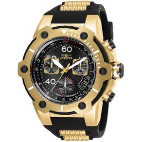 Relógio Masculino Invicta Modelo 25874 - Detalhes Banhado a Ouro