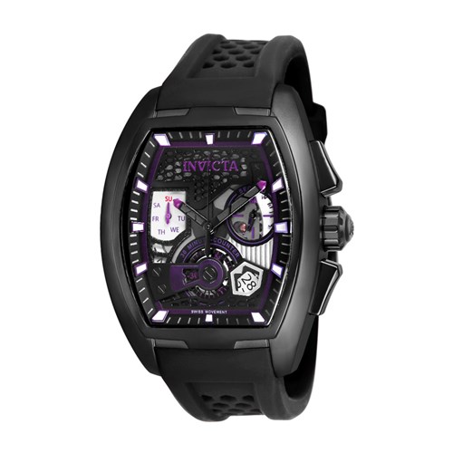 Relógio Masculino Invicta Modelo 25936 S1 Rally Multifunção Dark Roxo, Preto - a Prova D'água