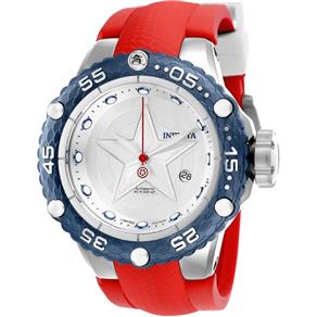 Relógio Masculino Invicta Modelo 26001 Marvel Automático - a Prova D`água - Red