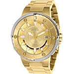 Relógio Masculino Invicta Modelo 26114 Star Wars Automático Multifunção Dourado - a Prova D'água