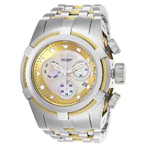 Relógio Masculino Invicta Modelo 26187 Reserve Champagne - a Prova D`água - Prata