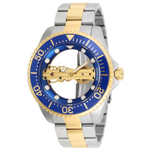 Relógio Masculino Invicta Modelo 26243 Pro Diver Mecânico Azul - a Prova D'água