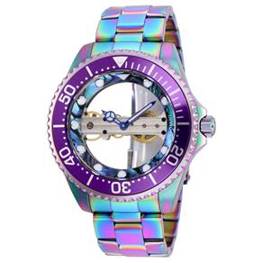 Relógio Masculino Invicta Modelo 26412 Pro Diver Mecânico Verde, Azul - à Prova D`água