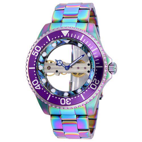 Relógio Masculino Invicta Modelo 26412 Pro Diver Mecânico Verde, Azul - a Prova D'água