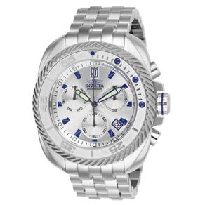 Relógio Masculino Invicta Modelo 26419 Jason Taylor Multifunção Antique Prata - à Prova D`água