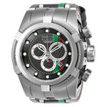 Relógio Masculino Invicta Modelo 26470 Reserve Gunmetal, Red, Verde, Prata - a Prova D'água