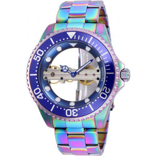 Relógio Masculino Invicta Modelo 26480 Pro Diver Mecânico Azul - a Prova D'água