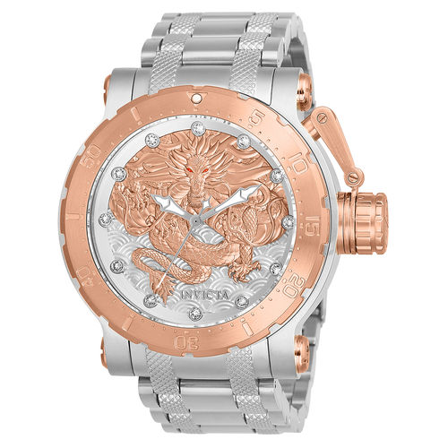 Relógio Masculino Invicta Modelo 26509 Coalition Forces Automático Rose Dourado - a Prova D'água