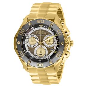 Relógio Masculino Invicta Modelo 26572 Reserve Cinza, Dourado, Branco - a Prova D`água - Dourado