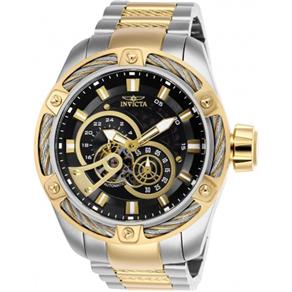 Relógio Masculino Invicta Modelo 26777 Bolt Automático Multifunção Cinza - à Prova D`água