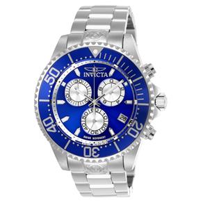 Relógio Masculino Invicta Modelo 26847 Pro Diver Azul, Prata - a Prova D`água - Prata