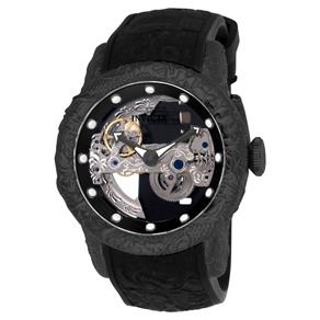 Relógio Masculino Invicta Modelo 26286 S1 Rally Automático Multifunção Preto Dial Watch