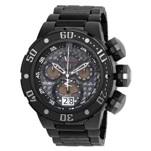 Relógio Masculino Invicta Modelo 22272 Jason Taylor Preto, Titanium - a Prova D'água