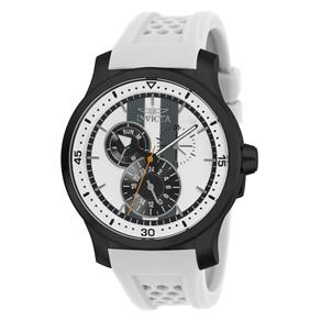 Relógio Masculino Invicta Modelo 27126 S1 Rally Multifunção Branco, Charcoal - a Prova D`água