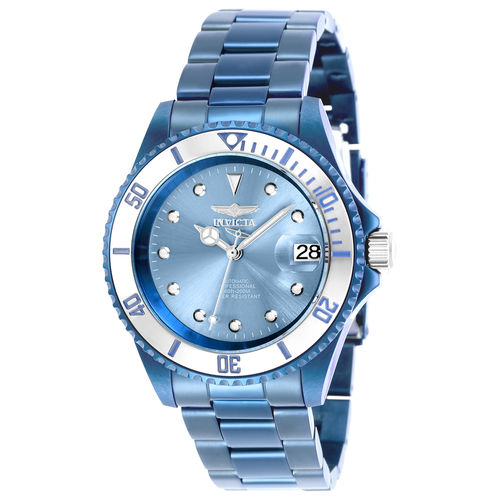 Relógio Masculino Invicta Modelo 27545 Pro Diver Automático Light Azul - a Prova D'água