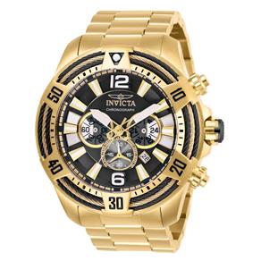 Relógio Masculino Invicta Modelo 27266 Bolt - a Prova D` Água - Dourado