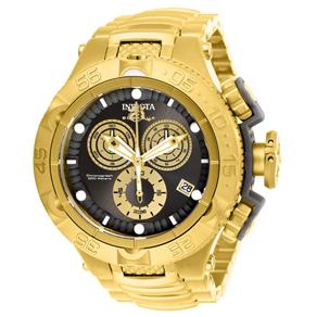 Relógio Masculino Invicta Modelo 27676 Subaqua Dourado, Gunmetal - a Prova D`água - Dourado
