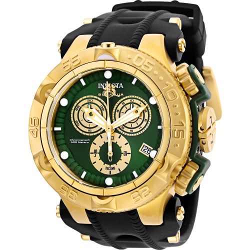 Relógio Masculino Invicta Modelo 27682 Subaqua Verde, Dourado - a Prova D'água
