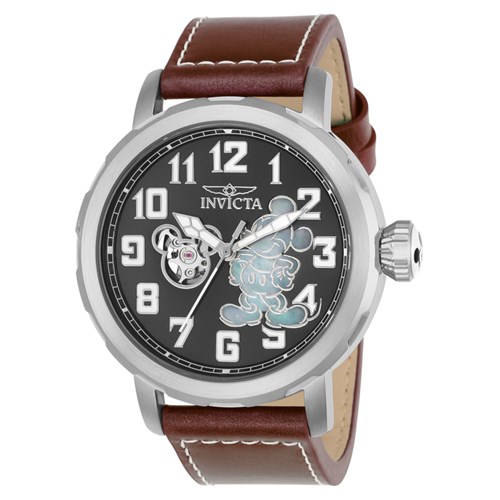 Relógio Masculino Invicta Modelo 23794 Disney Automático Preto Dial Watch