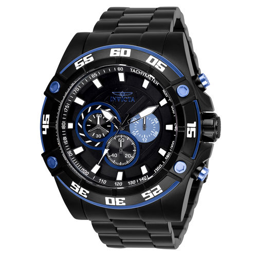 Relógio Masculino Invicta Modelo 28022 Speedway Preto, Azul - a Prova D'água