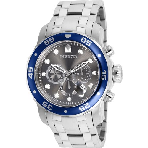 Relógio Masculino Invicta Modelo 80059 Pro Diver Cinza - a Prova D'água