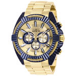 Relógio Masculino Invicta Modelo 28040 Bolt Dourado, Azul - a Prova D'água