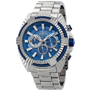 Relógio Masculino Invicta Modelo 28045 Bolt Azul, Prata - a Prova D`água - Prata