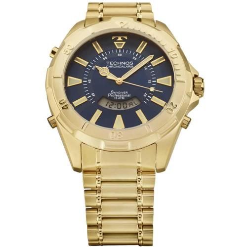 Relógio Masculino Invicta Pro Diver 22544 50mm Dourado (cor Interna da Caixa Azul)