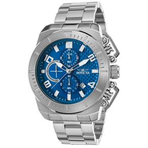 Relógio Masculino Invicta Pro Diver Chronograph Stainless Steel Blue Dial - Modelo Invicta-23404