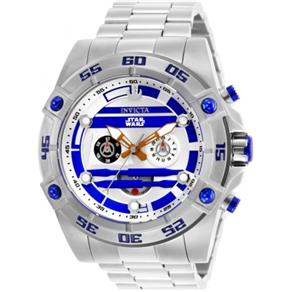 Relógio Masculino Invicta Star Wars R2D2 Modelo 26069 - a Prova D`Água / Edição Limitada