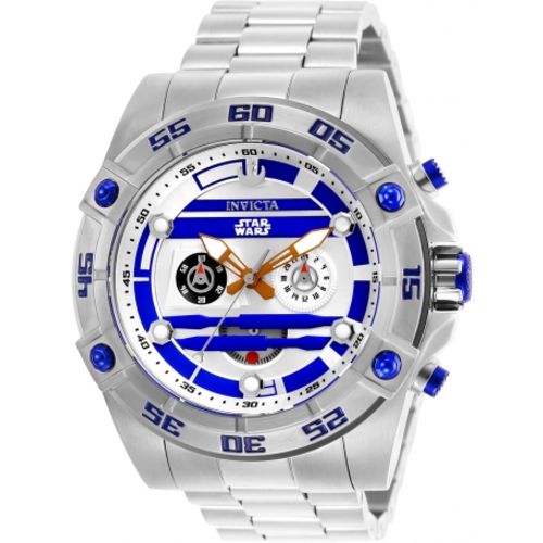 Relógio Masculino Invicta Star Wars R2d2 Modelo 26069 - a Prova D'água / Edição Limitada