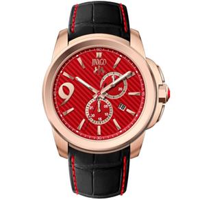 Relógio Masculino Jivago Modelo JV1514 - Pulseira em Couro / a Prova D' Água