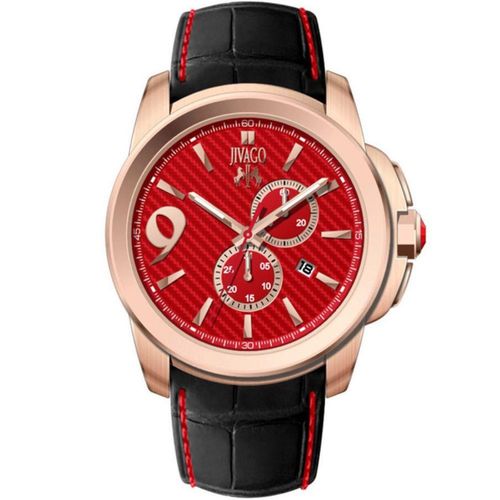 Relógio Masculino Jivago Modelo Jv1514 - Pulseira em Couro / a Prova D' Água